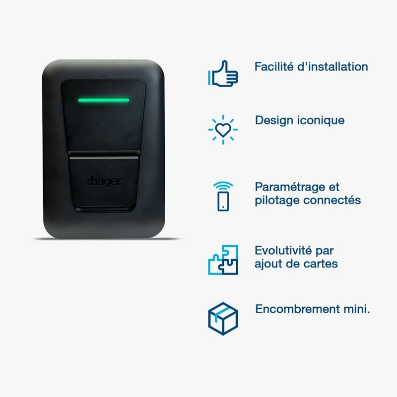 Hager witty one : borne de recharge 2026