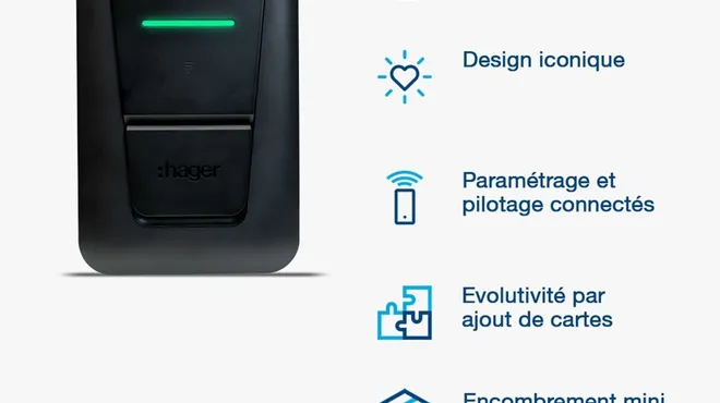 Hager witty one : borne de recharge 2026