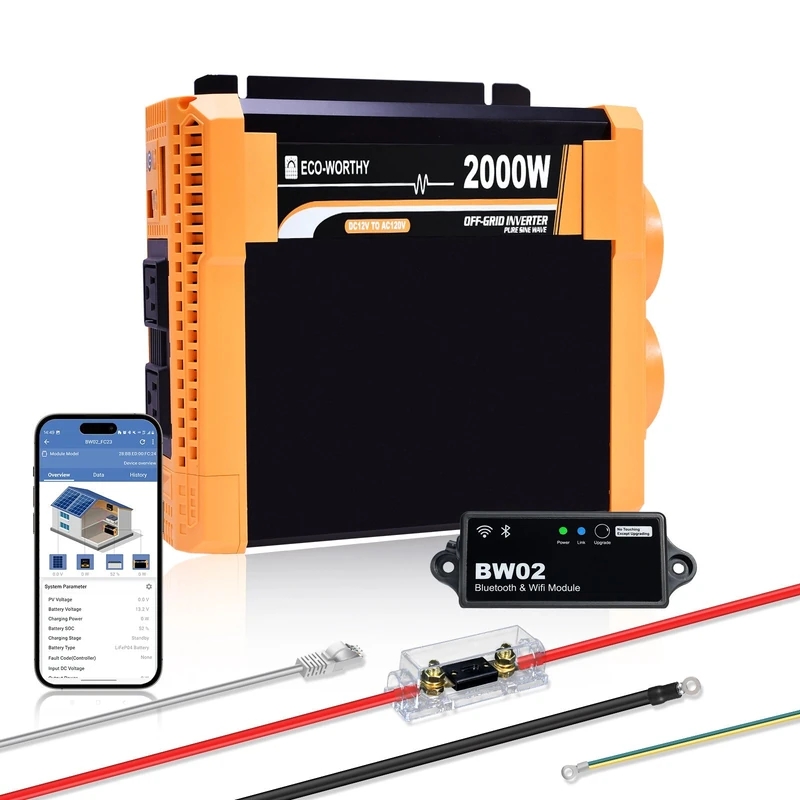 Onduleur 2000 W ECO-WORTHY : avis et dimensionnement
