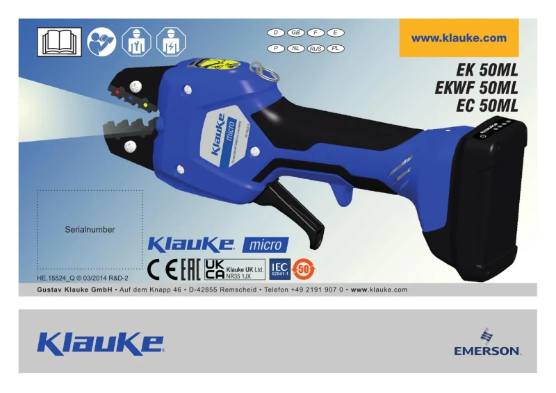 Klauke EK 50 ML : caractéristiques et limites