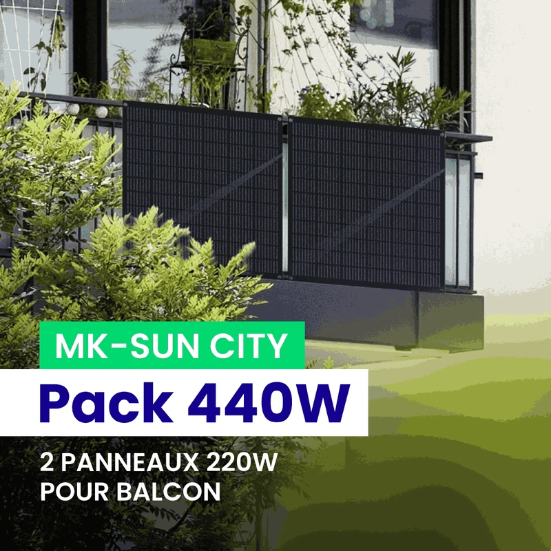 Kit solaire balcon : plug and play