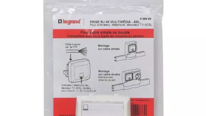 Transformer une prise téléphone en RJ45 : méthode