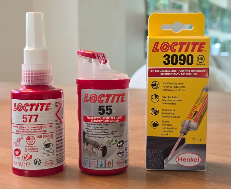 Loctite 3090 : utilisation et temps de prise