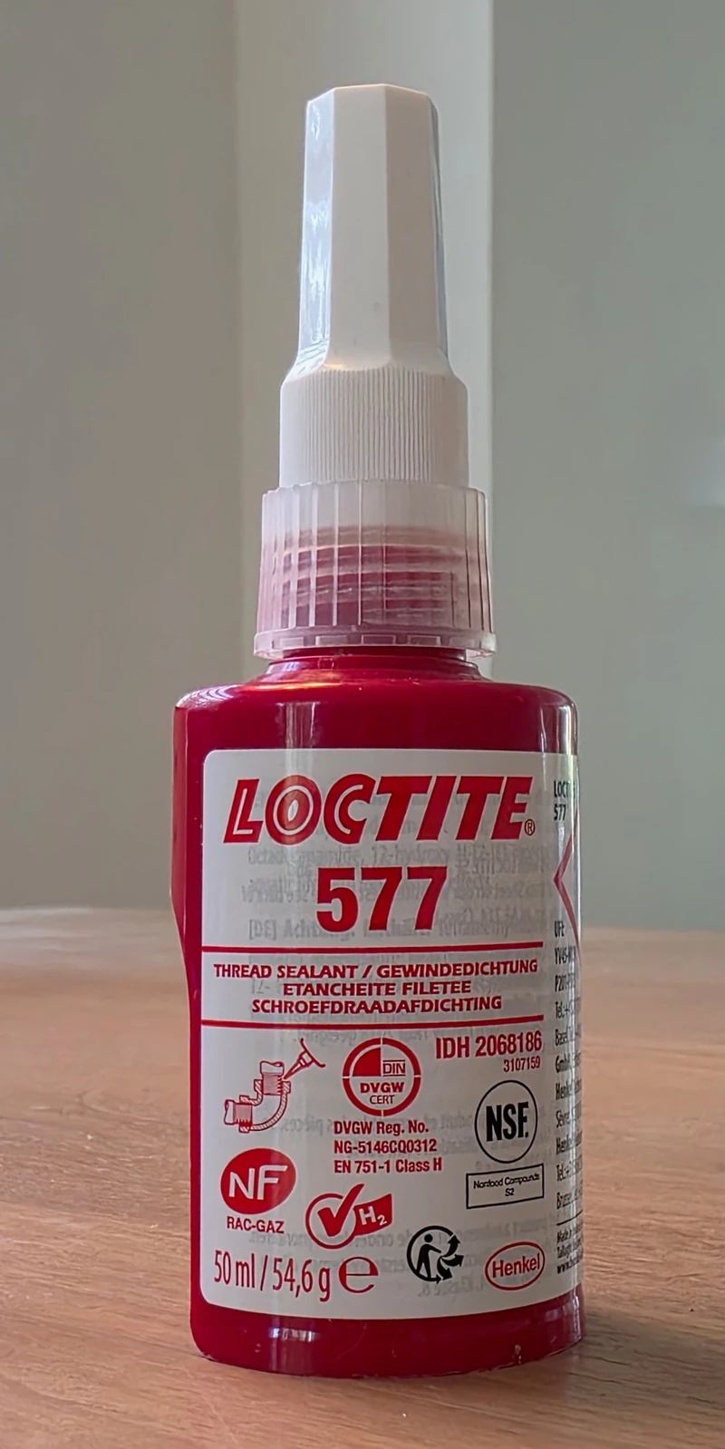 Loctite 577 : utilisation et temps de prise