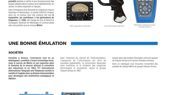 Metrix : histoire de la marque de mesure française