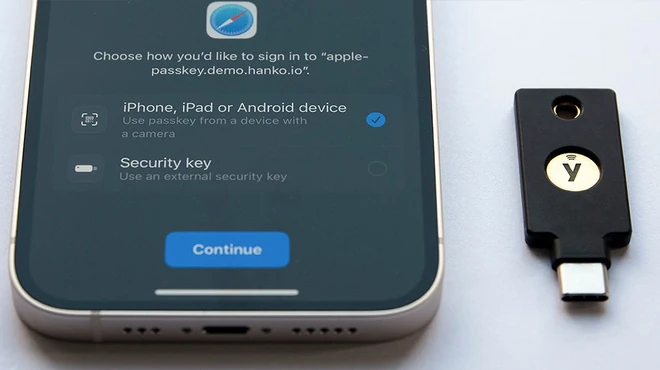YubiKey ou passkeys pour un artisan : que choisir