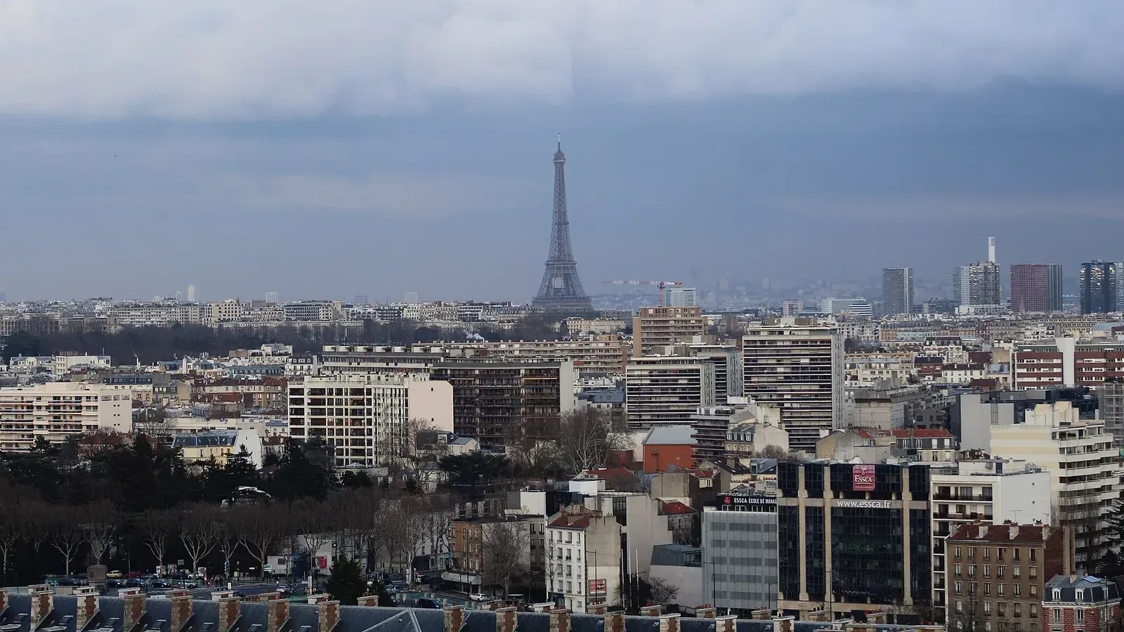 Vue de Paris depuis le parc de Saint-Cloud