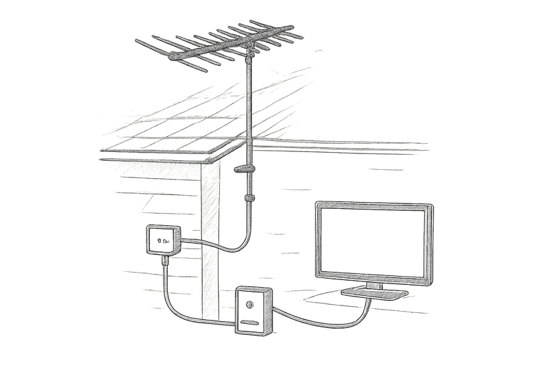 Amplificateur d’antenne TNT : quand il sert, comment le brancher