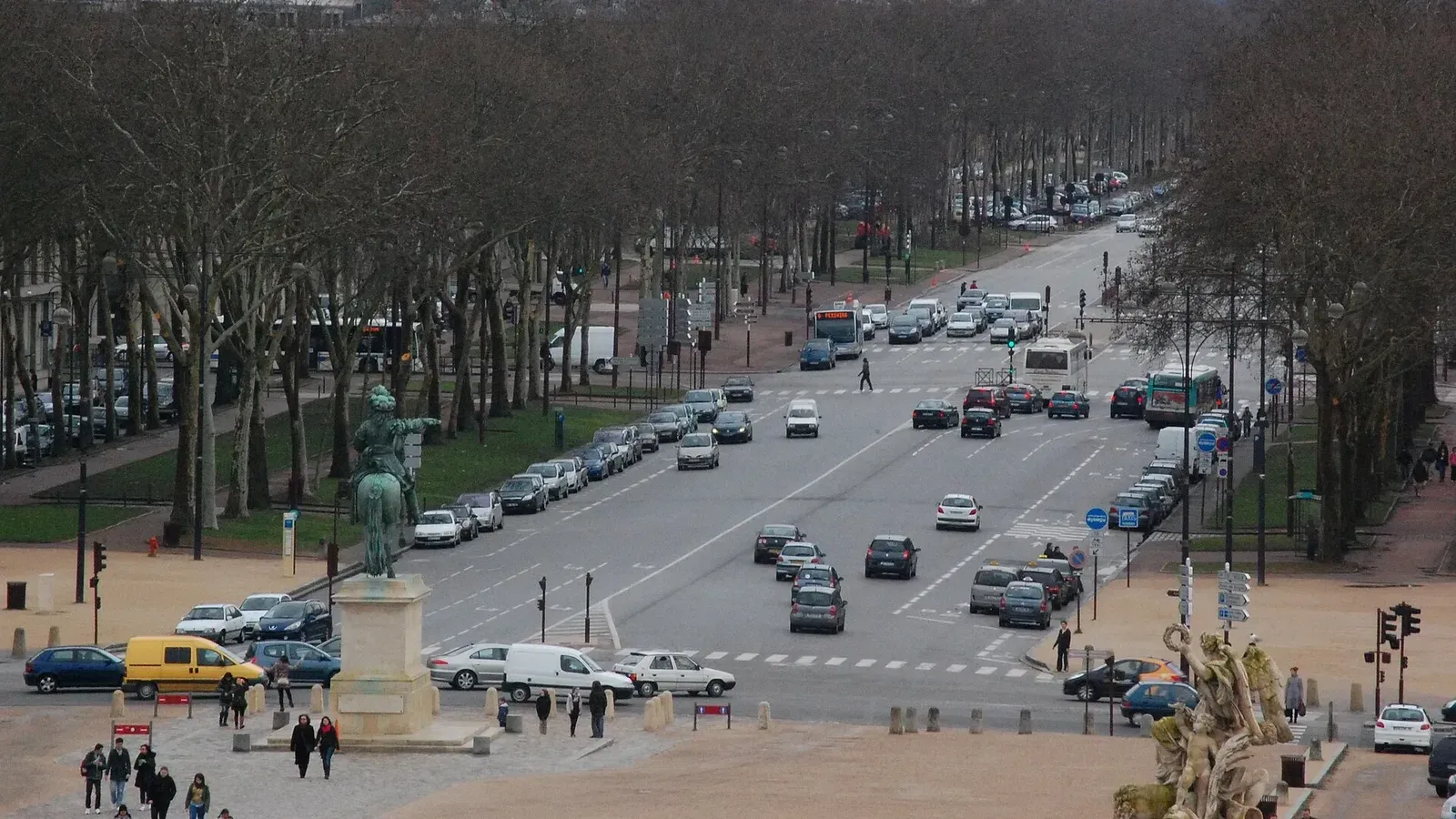 Avenue de Paris à Versailles