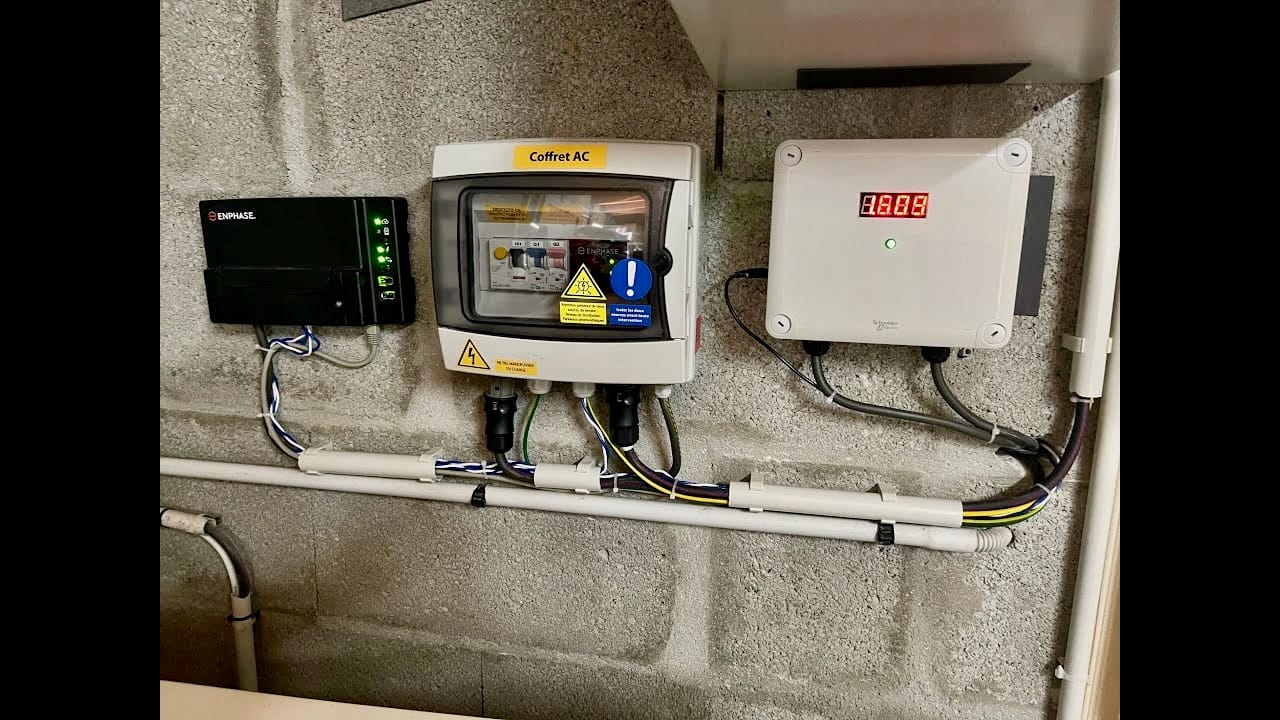Kit panneau solaire 3 kW posé sur mur