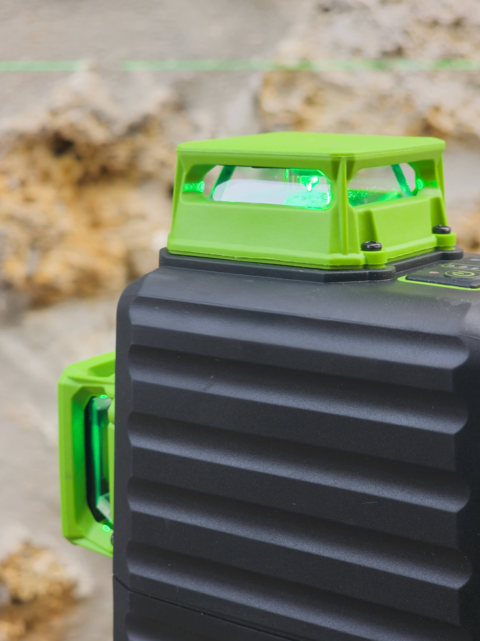 Fenêtre de sortie du faisceau vert du laser Huepar