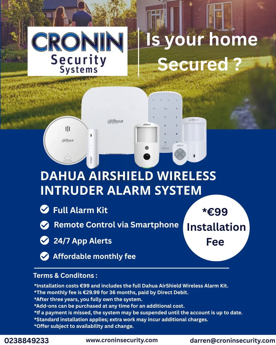 Kit d’alarme Dahua AirShield avec centrale et capteurs