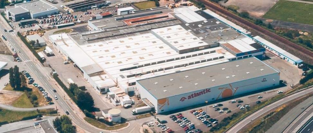 Vue du site industriel d'Atlantic à La Roche-sur-Yon, où sont fabriqués chauffe-eau et chauffage électrique