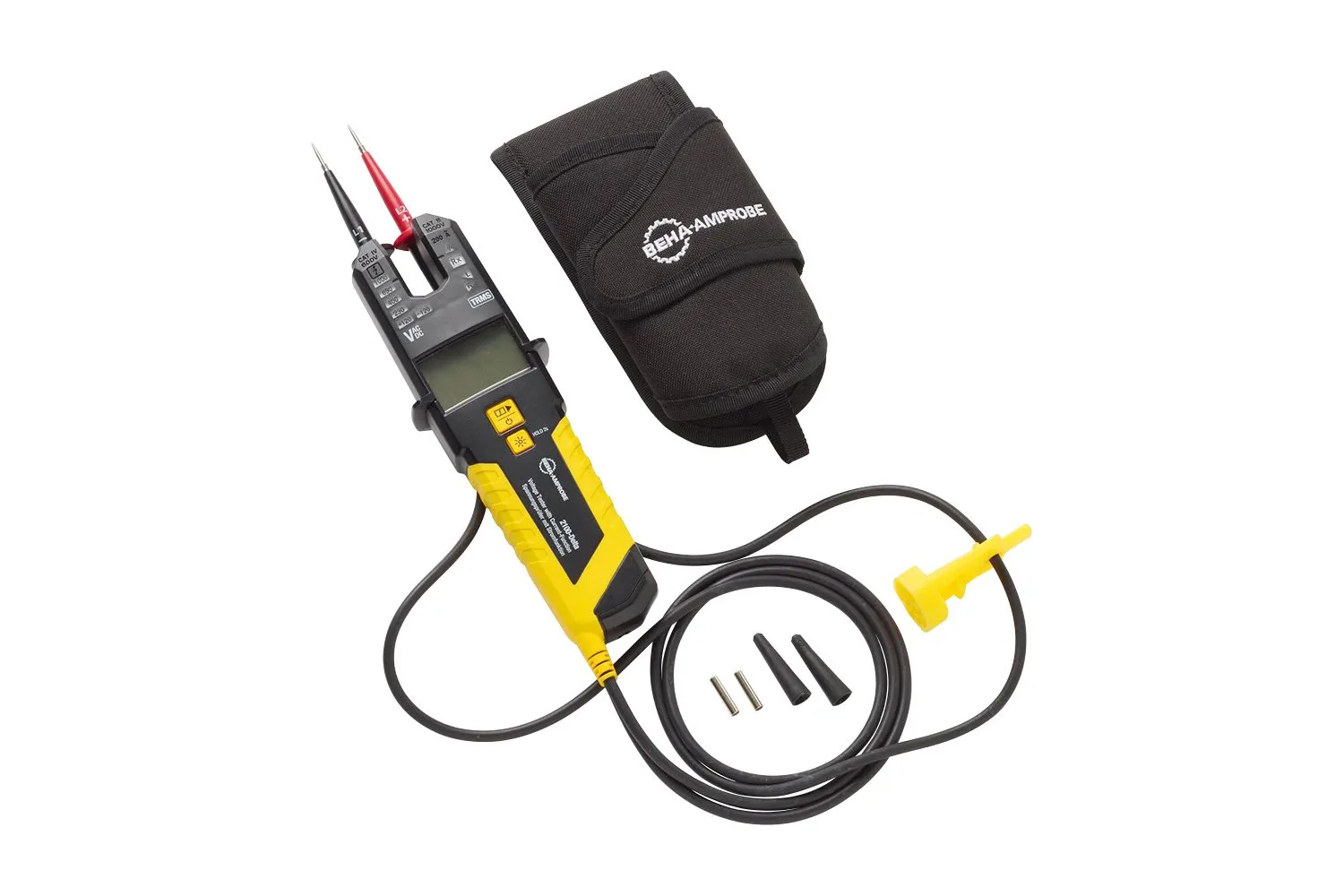 Kit du Beha-Amprobe 2100-Delta avec étui, cordon solidaire et accessoires de pointes