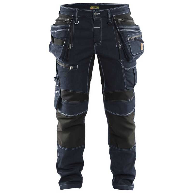 Pantalon Blaklader X1900 avec poches flottantes sur les hanches et poche zippée sur la cuisse
