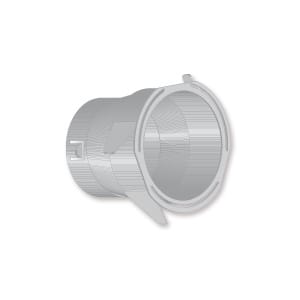 Manchette Aereco de transition 125 vers 80 millimètres pour bouche d extraction