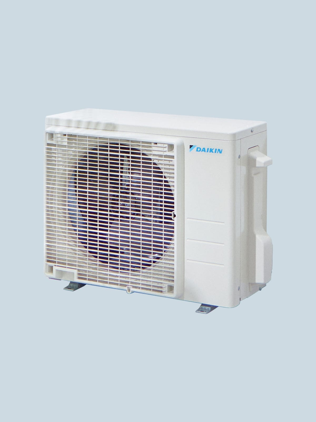 Groupe extérieur blanc d’une pompe à chaleur air-air Daikin Sensira