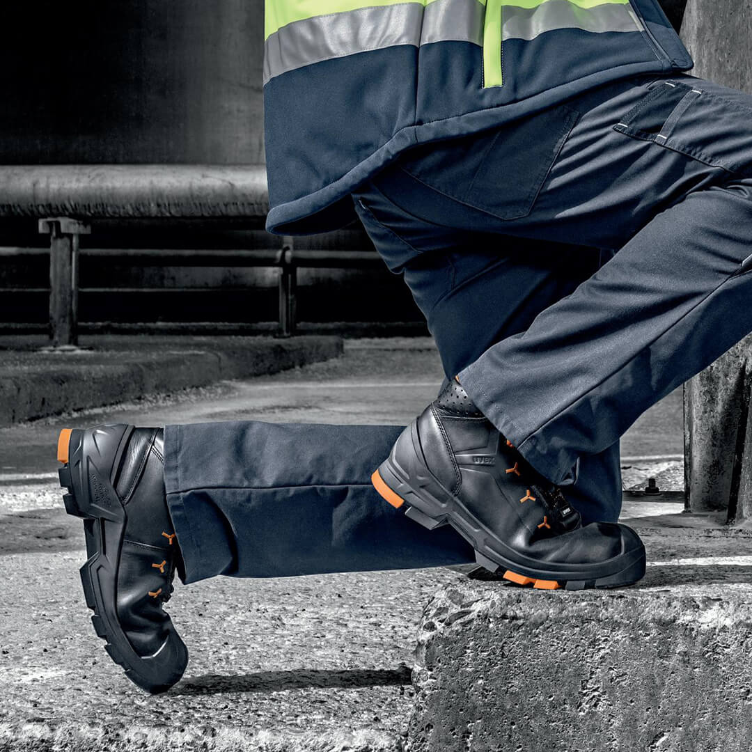 Bottes de sécurité uvex S3 présentées par le fabricant