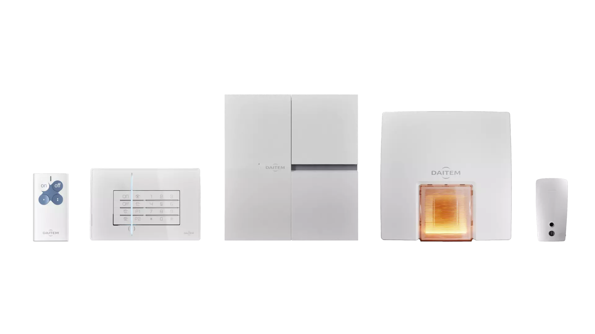 Pack d’alarme Daitem e-Nova avec détecteurs et accessoires