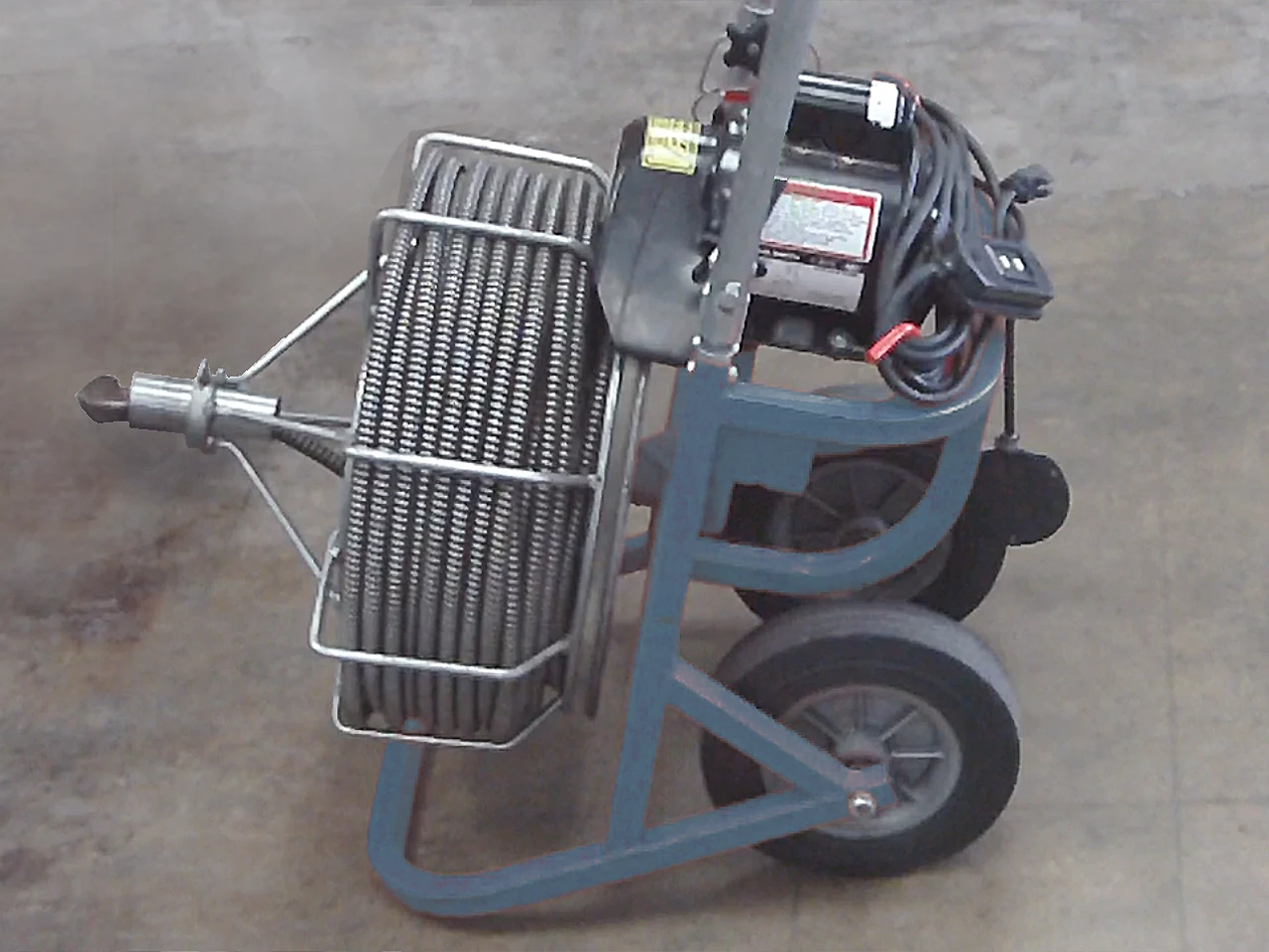 Illustration d’une machine électrique de débouchage de canalisation