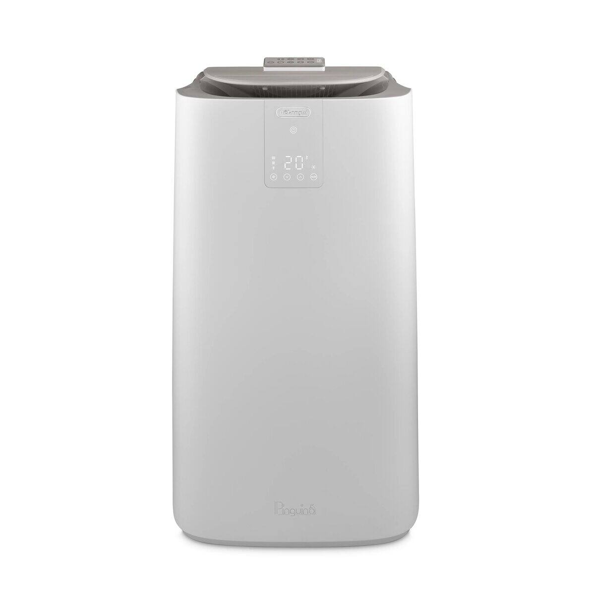 Climatiseur mobile De’Longhi Pinguino PAC AP120 GentleJet blanc, posé au sol