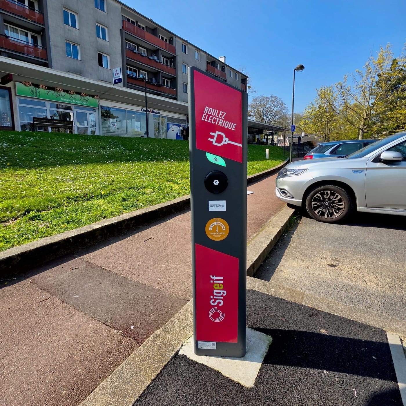 Borne de recharge publique 22 kW
