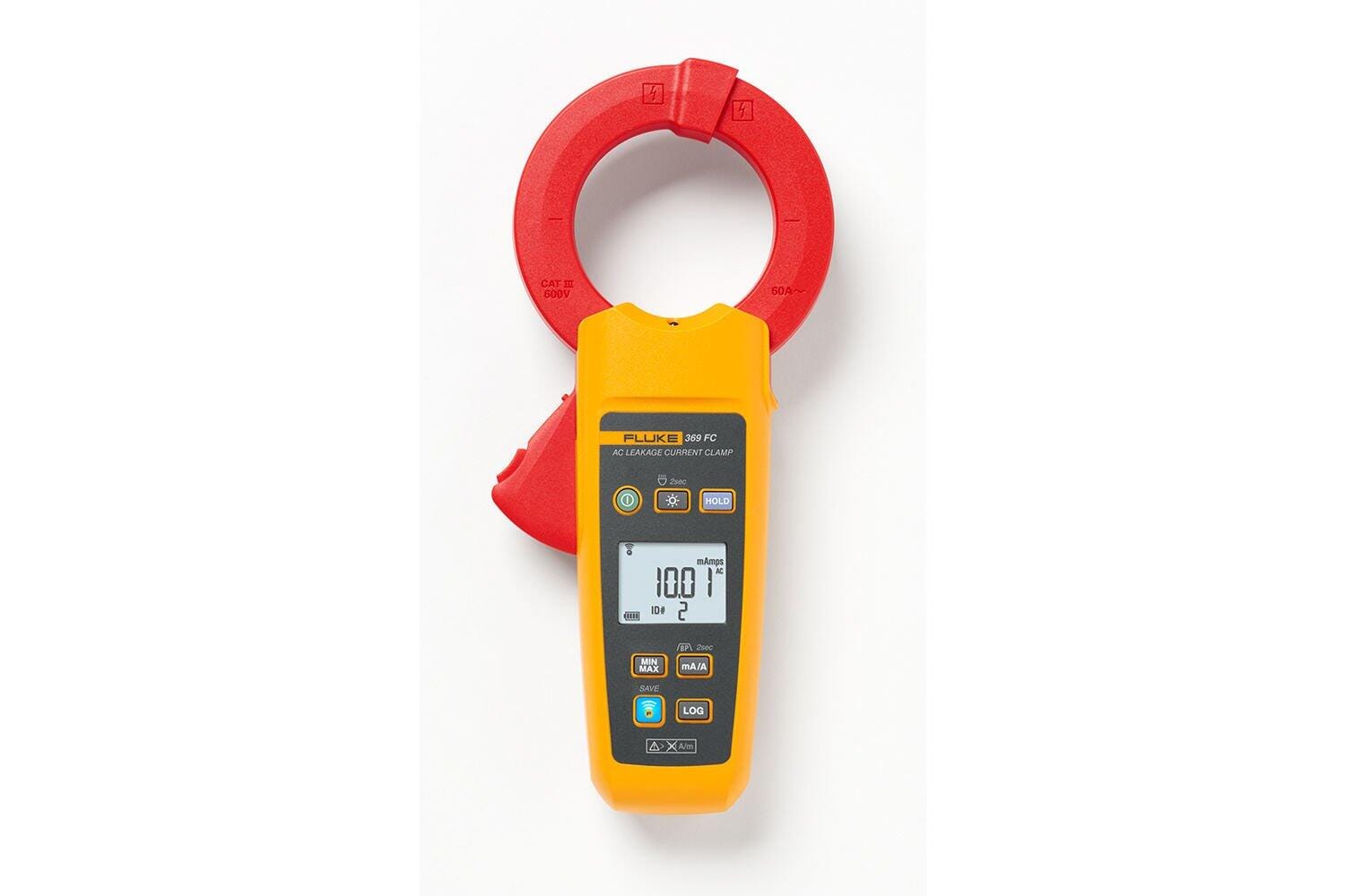 Pince de courant de fuite alternatif Fluke 369 FC avec mâchoire circulaire rouge