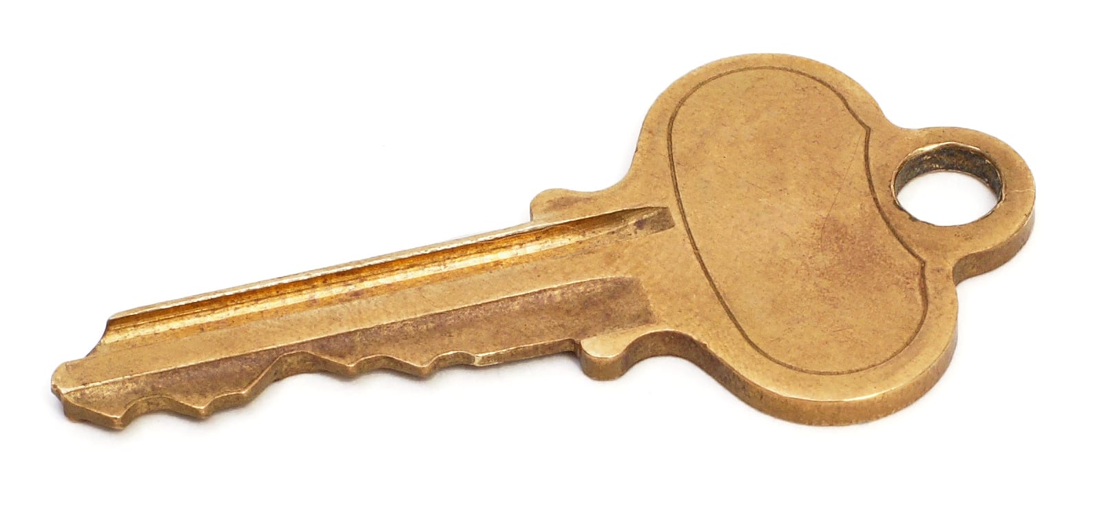Clé de serrure standard utilisée pour illustrer les accès physiques