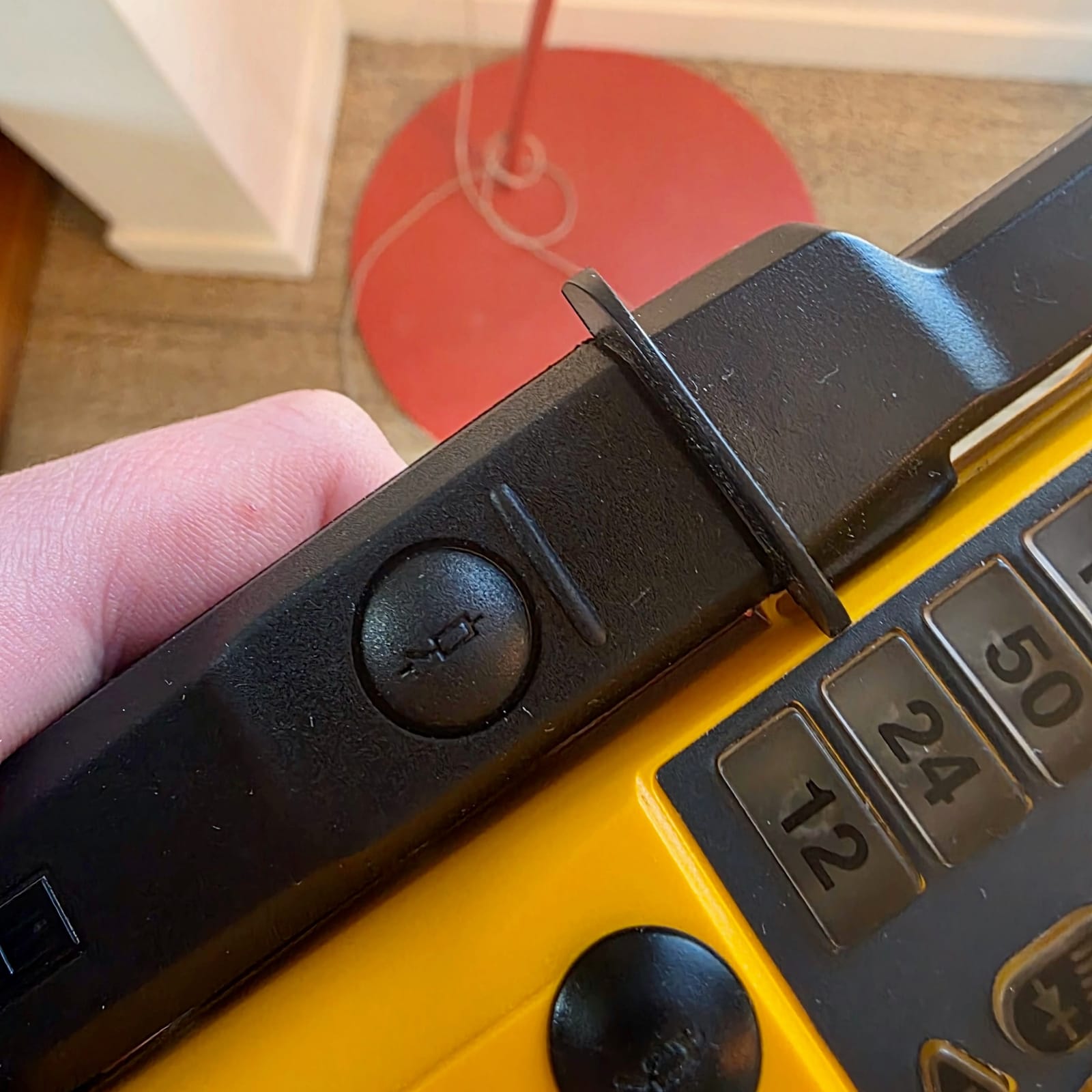 VAT Fluke utilisé pour tester un déclenchement différentiel