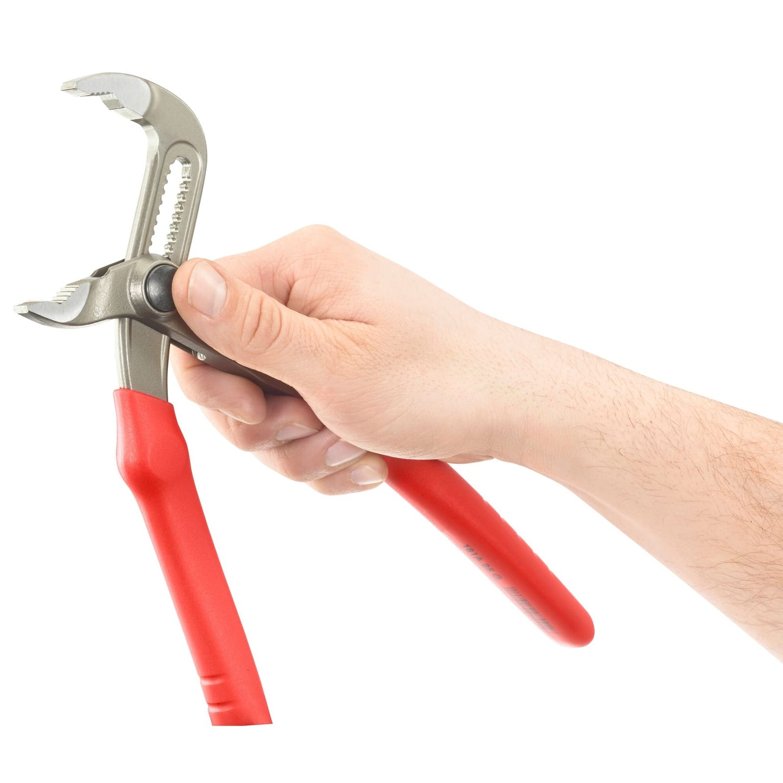 Facom 181A.25G tenue par une main, mâchoires ouvertes