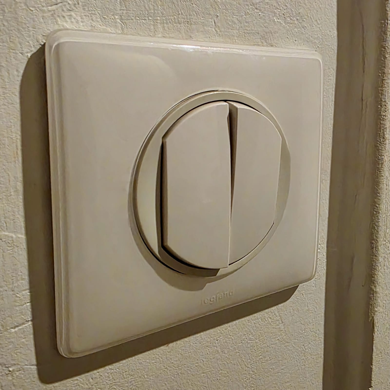 Double interrupteur Legrand Céliane blanc