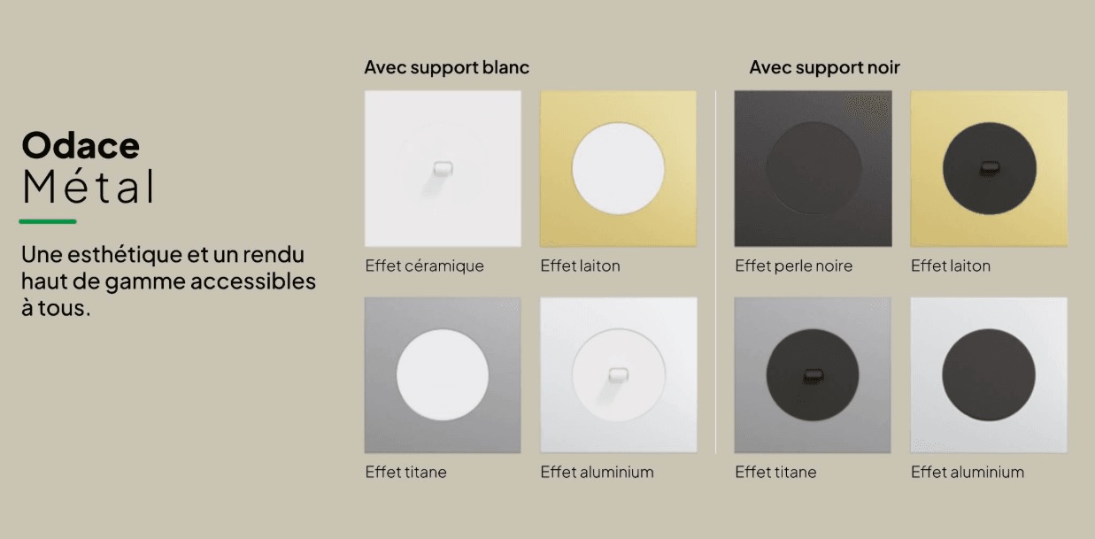 Gamme Odace Metal Schneider Electric