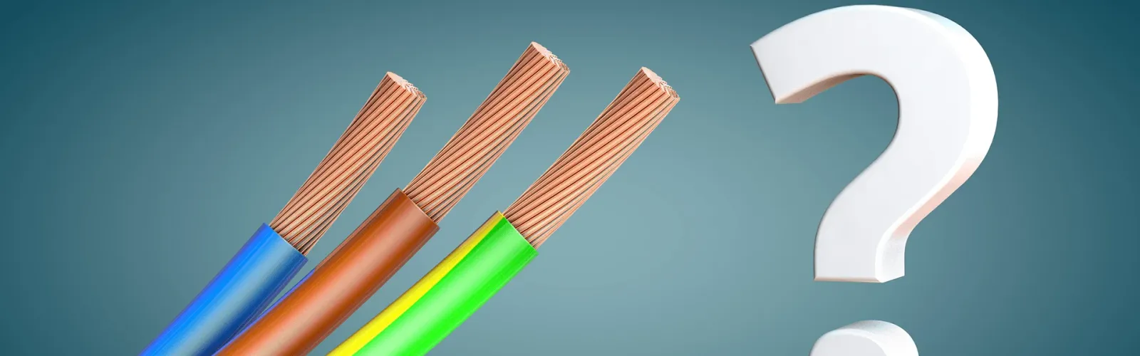 Illustration Promotelec de trois conducteurs électriques représentant une alimentation triphasée