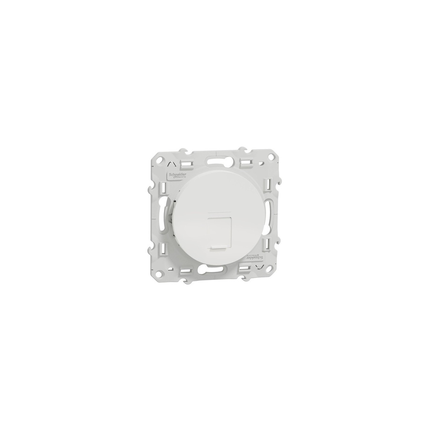 Prise RJ45 Odace blanche de Schneider Electric