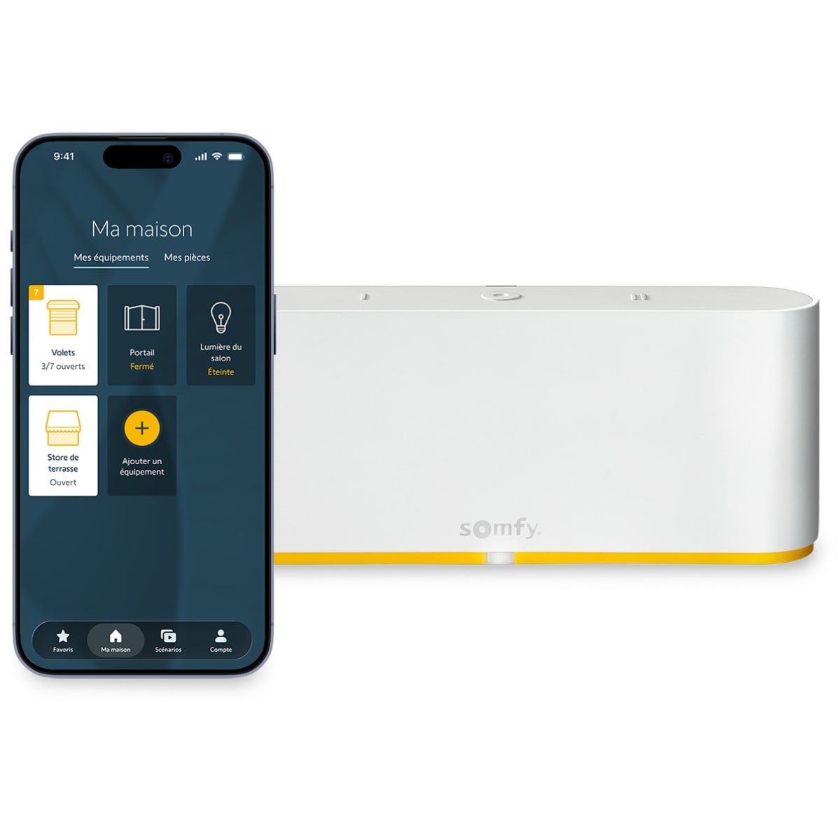 Commande domotique Somfy TaHoma