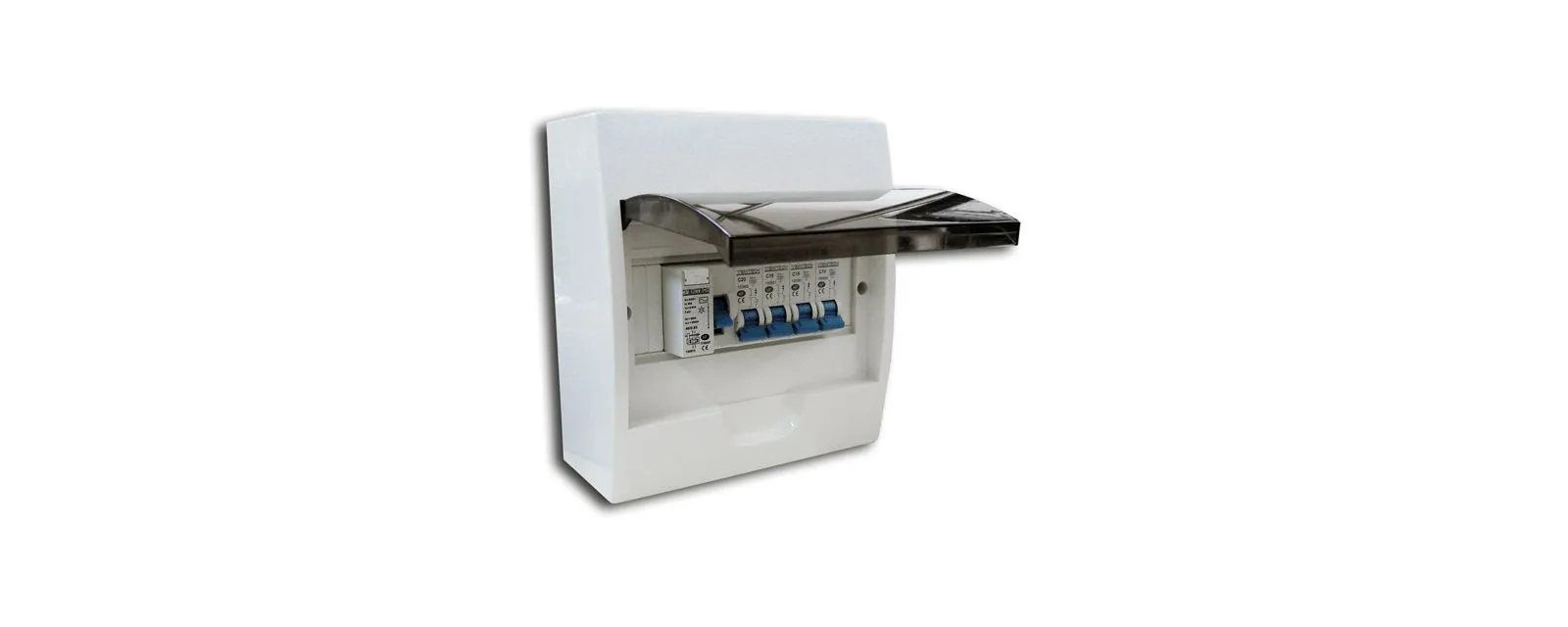 Coffret électrique pré-équipé et pré-câblé d'une rangée de la marque Zenitech