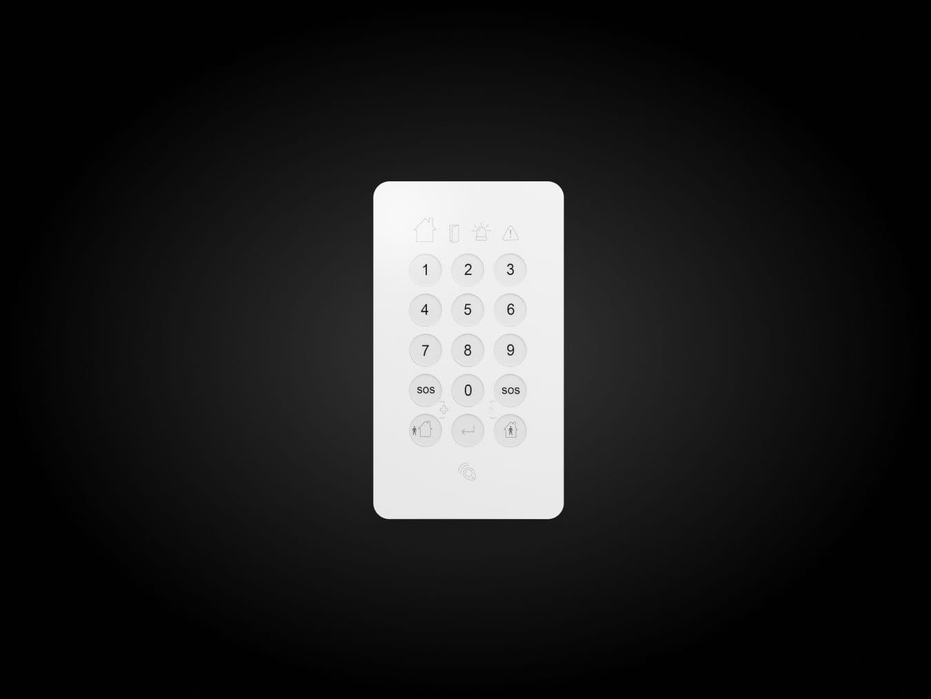 Clavier de commande Orange Maison Protégée avec sirène intégrée