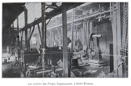 Atelier des Forges Stéphanoises à Saint-Étienne publié dans la chronologie de SAM