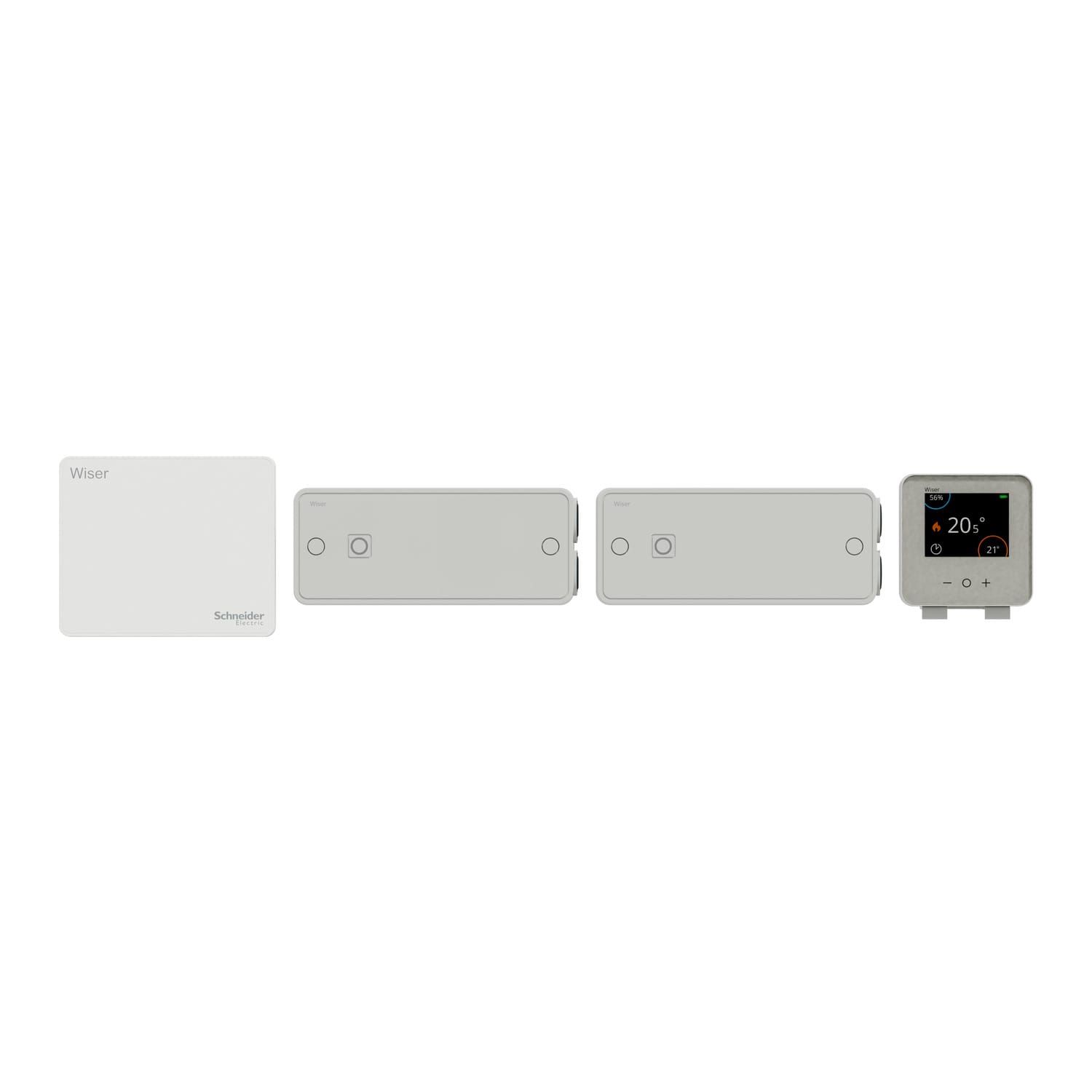 Kit Wiser de seconde génération avec thermostat et modules de chauffage connectés