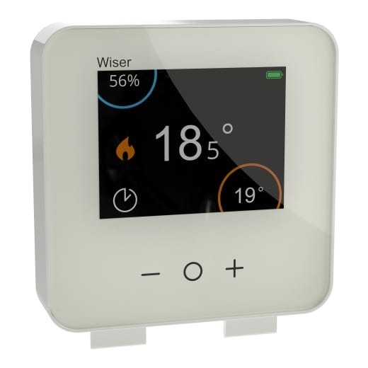 Thermostat d’ambiance connecté Wiser Schneider Electric avec écran de température