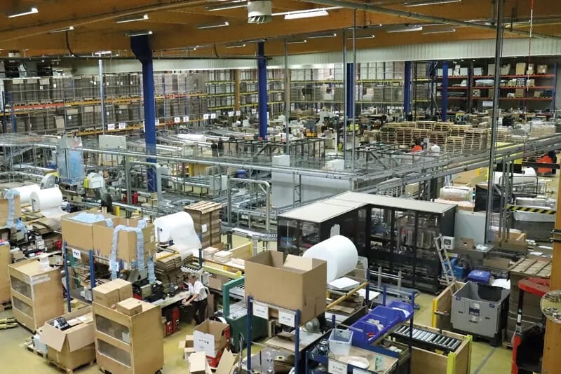 Site logistique du groupe Sétin, présenté avec la surface annoncée de 32 000 m²