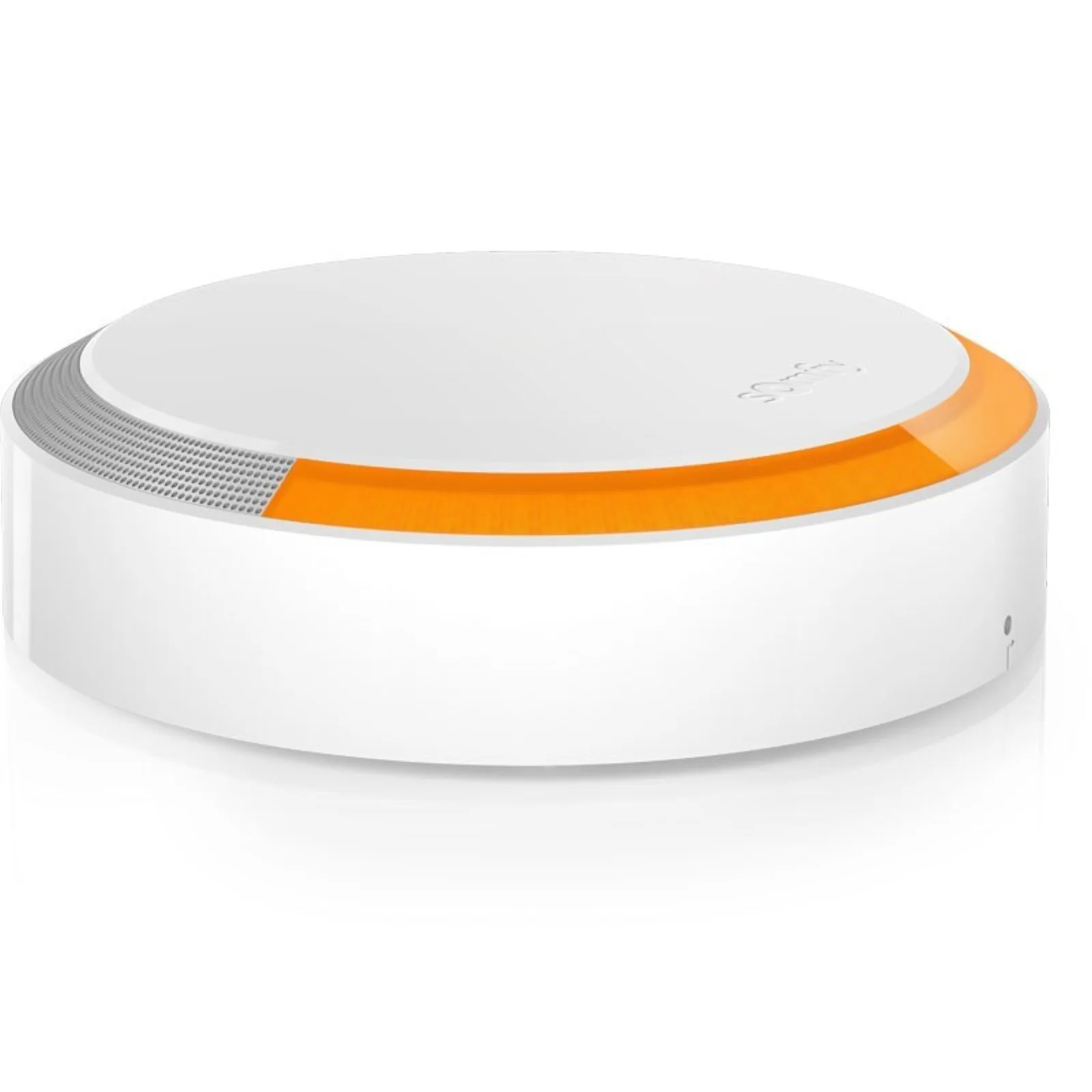 Sirène extérieure Somfy blanche avec bande lumineuse orange