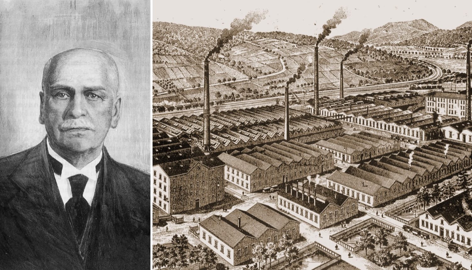 La Meterfabrik de Gustav Ullrich à Annweiler, fondée en 1889