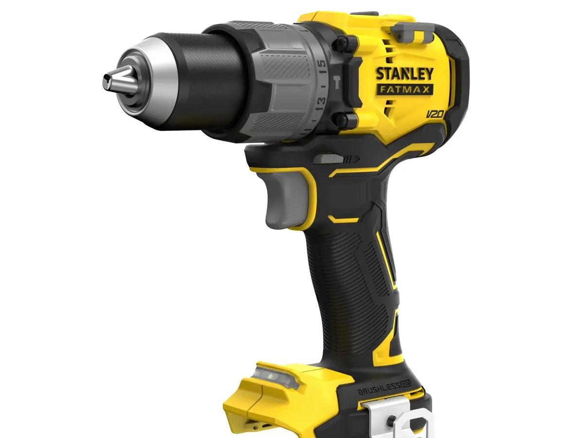 Perceuse sans fil Stanley FatMax jaune et noire