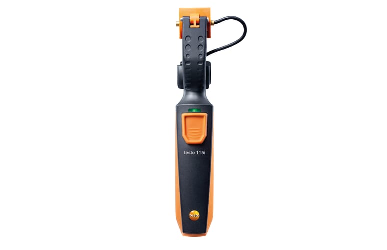 Thermomètre à pince Bluetooth Testo 115i vu de face