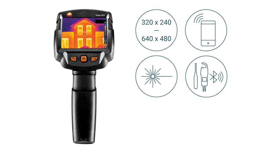 Utilisation d’une caméra thermique testo 872 en situation de contrôle sur site