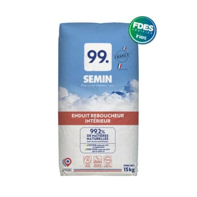 Sac d’enduit de rebouchage Semin 99 Reboucheur en poudre