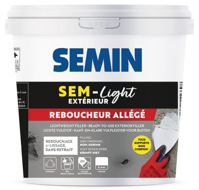 Enduit prêt à l’emploi Semin Sem-Light Extérieur