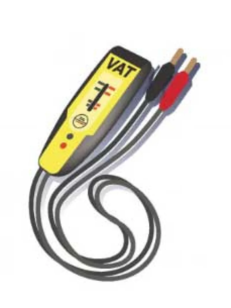 VAT bipolaire jaune avec deux cordons et pointes de touche