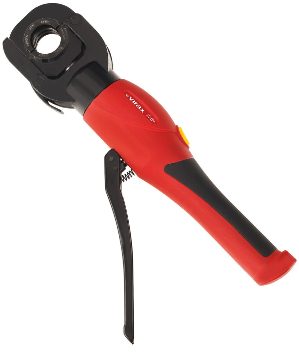 Sertisseuse manuelle hydraulique Virax Viper i26 avec sa tête pivotante et sa poignée ergonomique